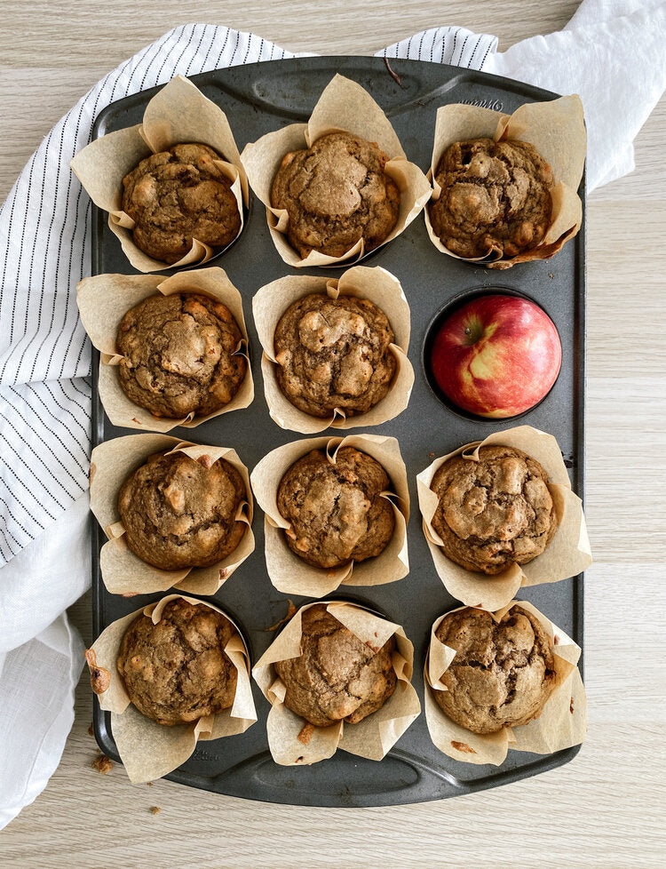 Muffins  Moelleux aux pommes