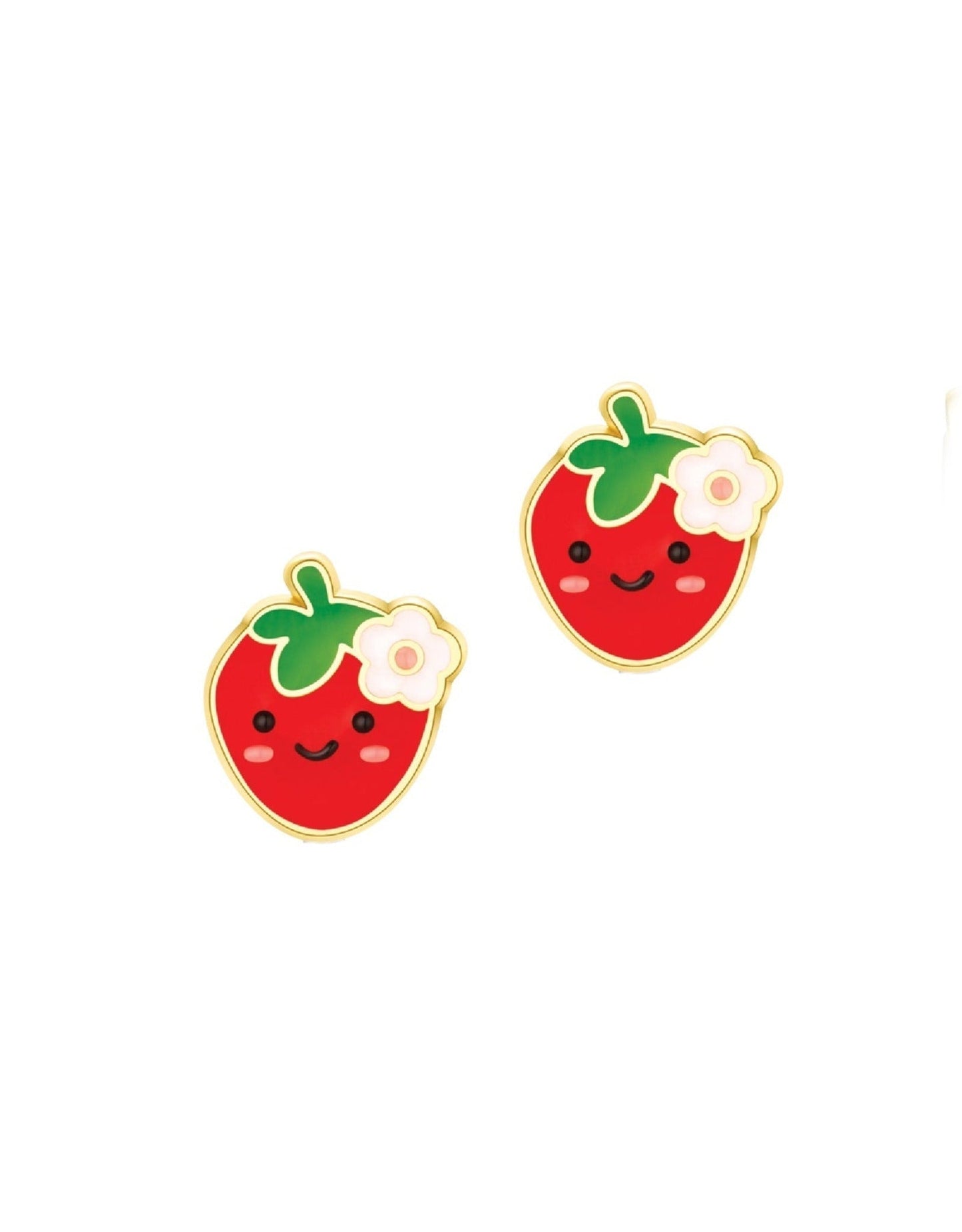 Boucles d'oreilles de fraises